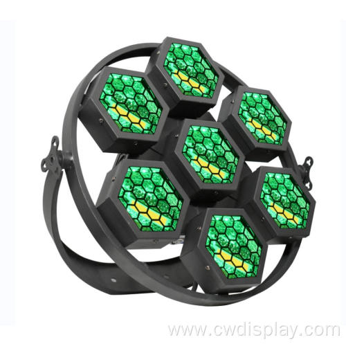 DMX 7pcs Mini LED Pixel Retro Stage Light